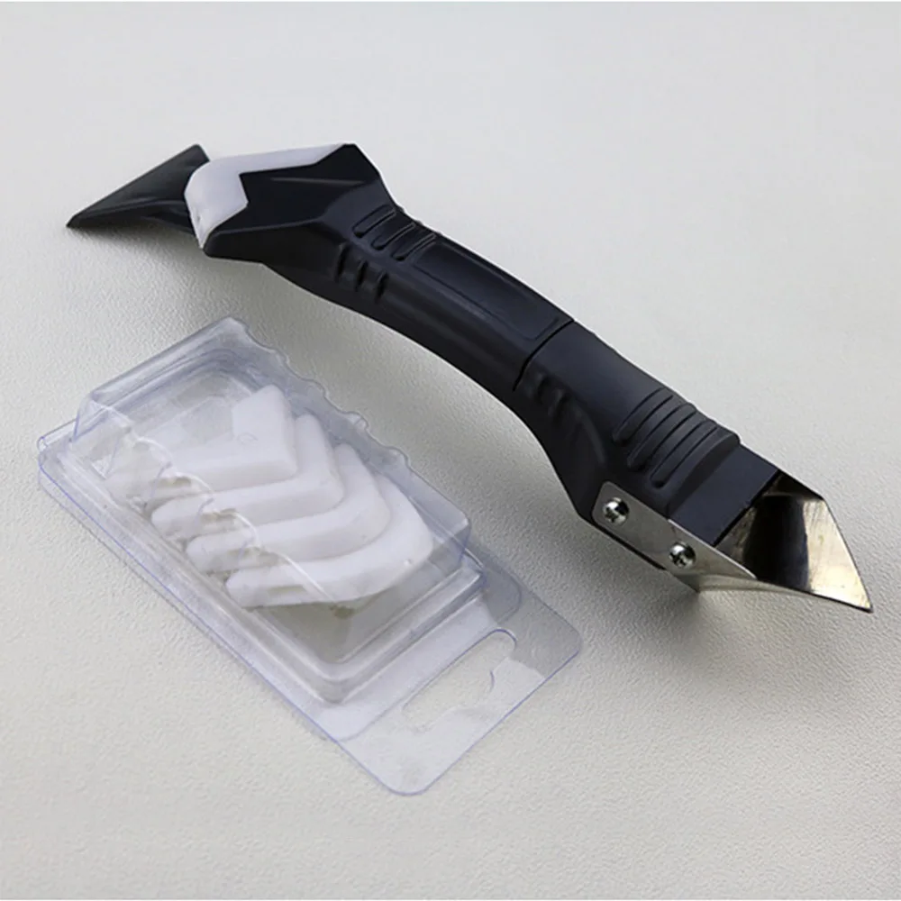 

Силиконовый шпатель Y7, скребок для шпателя, разбрасыватель герметика, шпатель, Набор сменных прокладок для чистки цементной отделки, 1 комплект