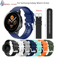smart accessories 20mm wrist band for samsung galaxy watch active 2 silicone replacement band for samsung galaxy watch 42mm