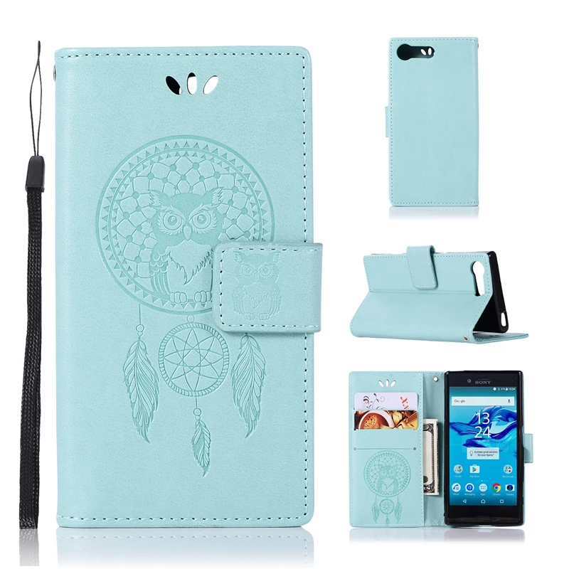 

Чехол для Sony Xperia X Compact, кожаный флип-чехол для Sony X Compact, чехол-кошелек для Xperia X Compact