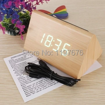 2014 Новый Дизайн Высокого Качества Будильники с Термометром Настольные Часы