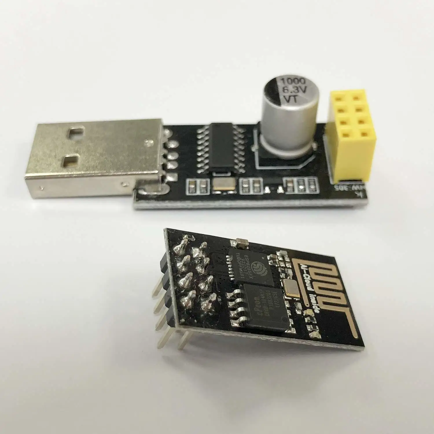 ESP 01 беспроводной модуль приемопередатчика с Usb на Esp8266 ESP01 адаптер для Arduino Uno R3