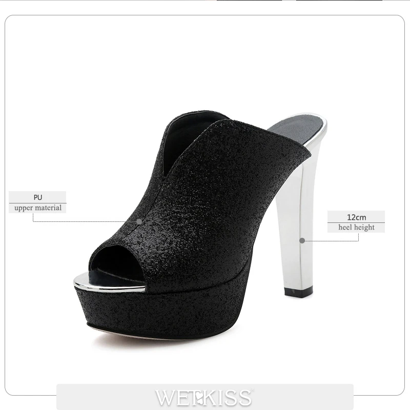 WETKISS/женские туфли без задника в римском стиле Новинка Летняя модная