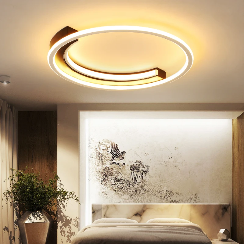 

Lustre Ceiling Lights LED Lamp For Living Room Bedroom Study Room Home Deco AC85-265V Modern White surface mounted Ceiling Lam