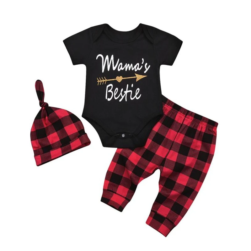 Прямая доставка Новинка 2018 года 3 предмета в комплекте комбинезон с буквенным