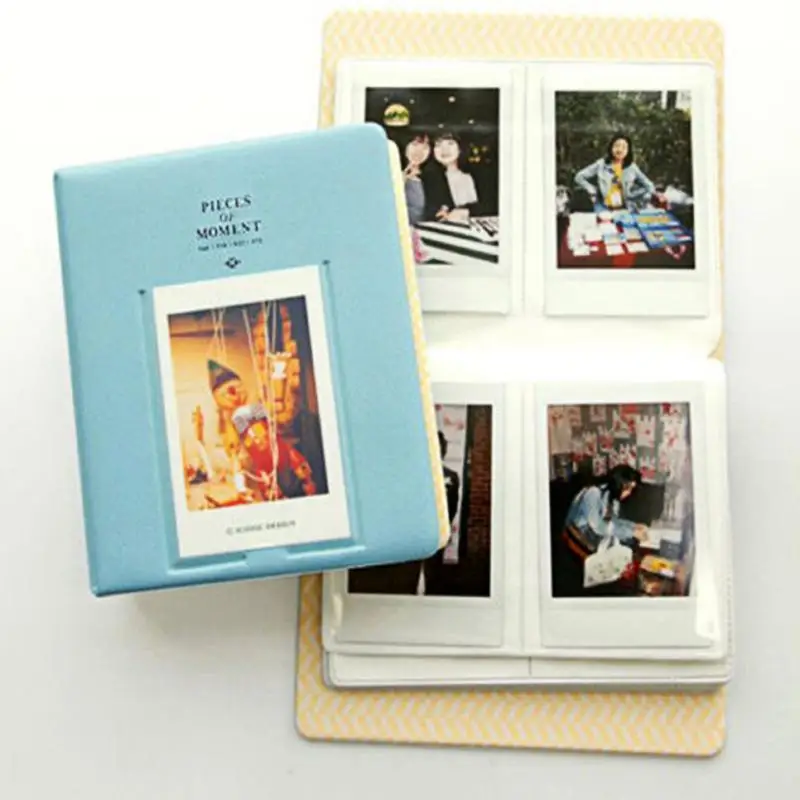 Альбом для фотографий Instax Polaroid мини-пленка 64 кармана ПВХ Модный сувенир дома