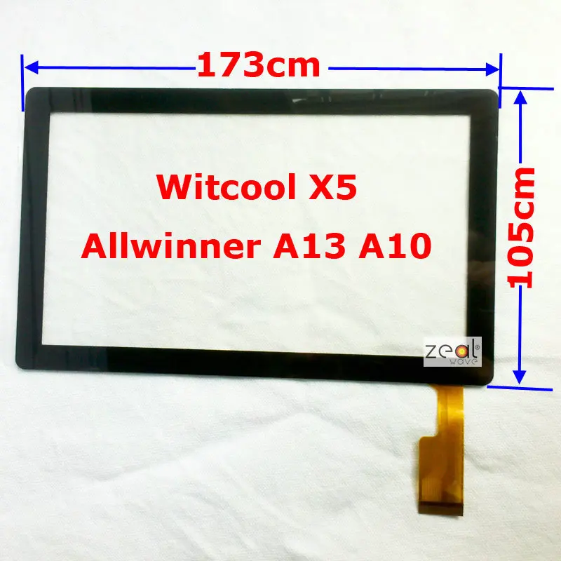7 &quot дюймовый емкостный Сенсорный экран планшета Стекло Замена для Witcool X5 Allwinner A13