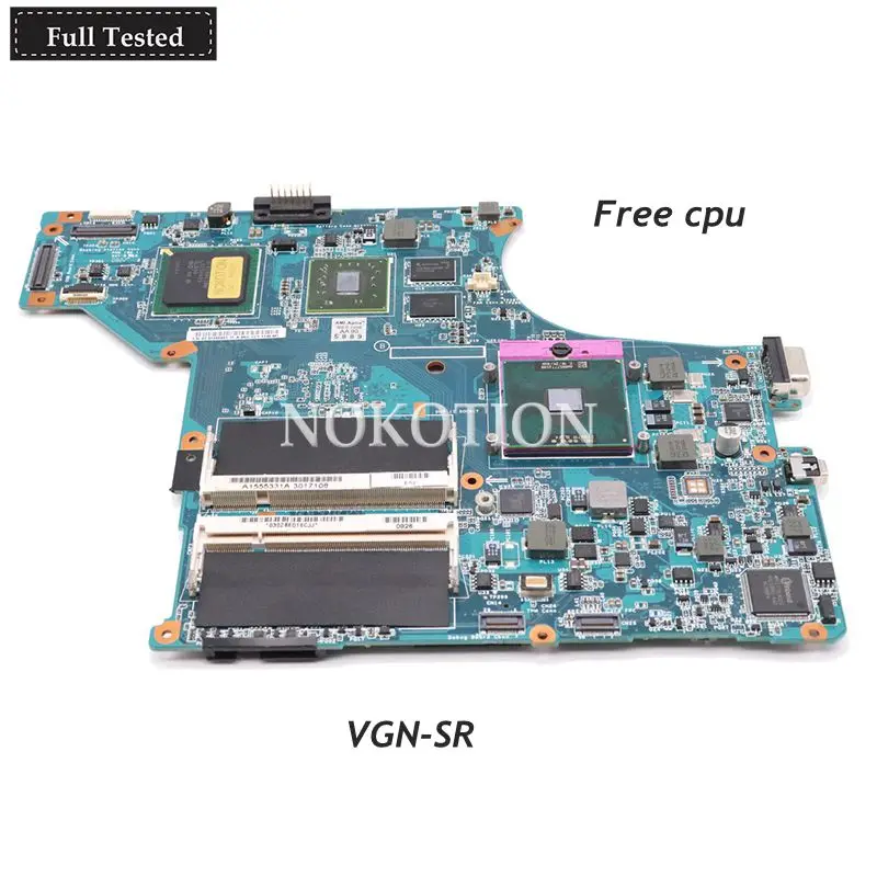 Материнская плата NOKOTION для ноутбука Sony vaio VGN SR A1555331A A1703240A MBX 190 1P 0084100
