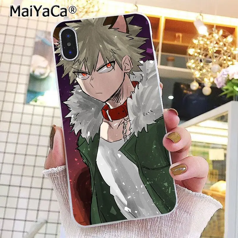 A4 MaiYaCa аниме мой герой Academy deku bakugou Boku no Hero Academy чехол для телефона для iphone 11 Pro 8 7 6 6S Plus X XS MAX 5 5S SE XR - Цвет: A4