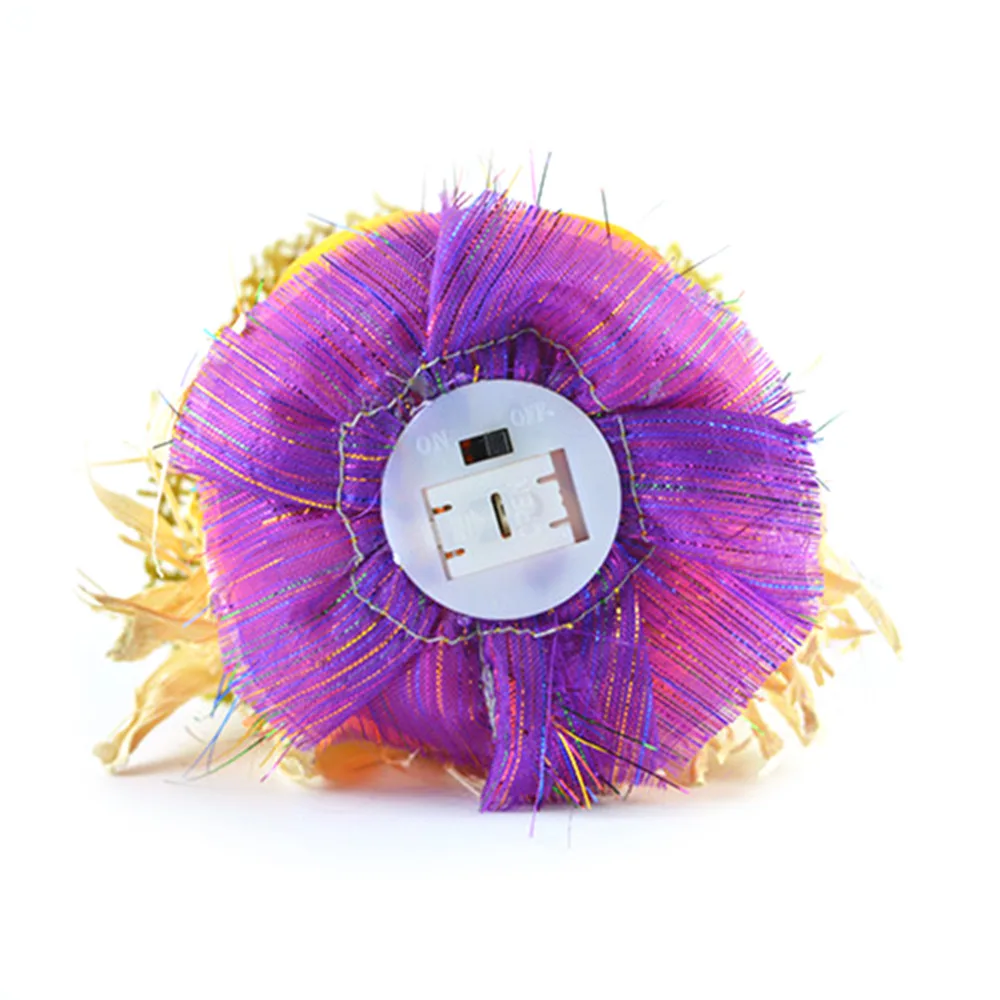 Светящиеся чучела для Хэллоуина Тыквенные огни фотовспышки реквизит показа бар