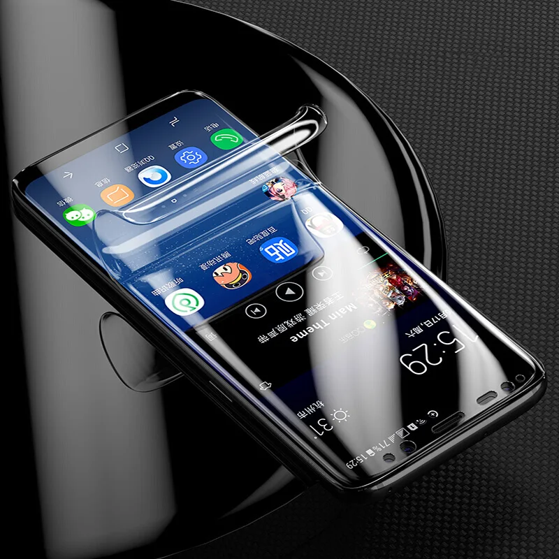 3D мягкий ПЭТ пленка для передней панели samsung S10E S10 S9 S8 S7 S6 edge Plus Note8 Note9 Экран