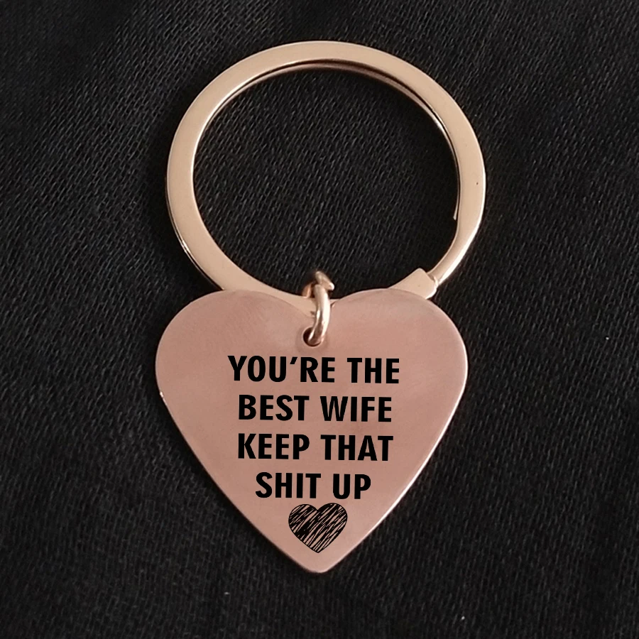 Ювелирный брелок с гравировкой You Are The Best Woman Keep That подвеска в виде ключа из