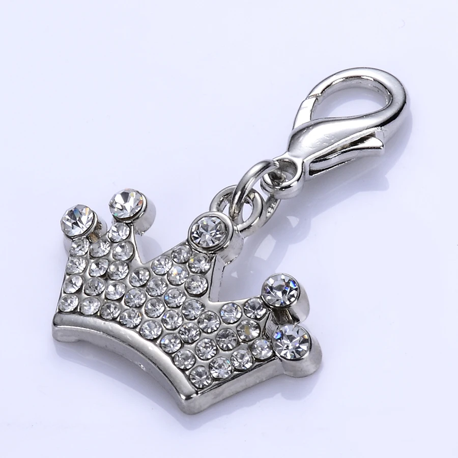 подвеска кулон для собак ошейник аксессуары Ювелирные подвески dog tag Хрустальная
