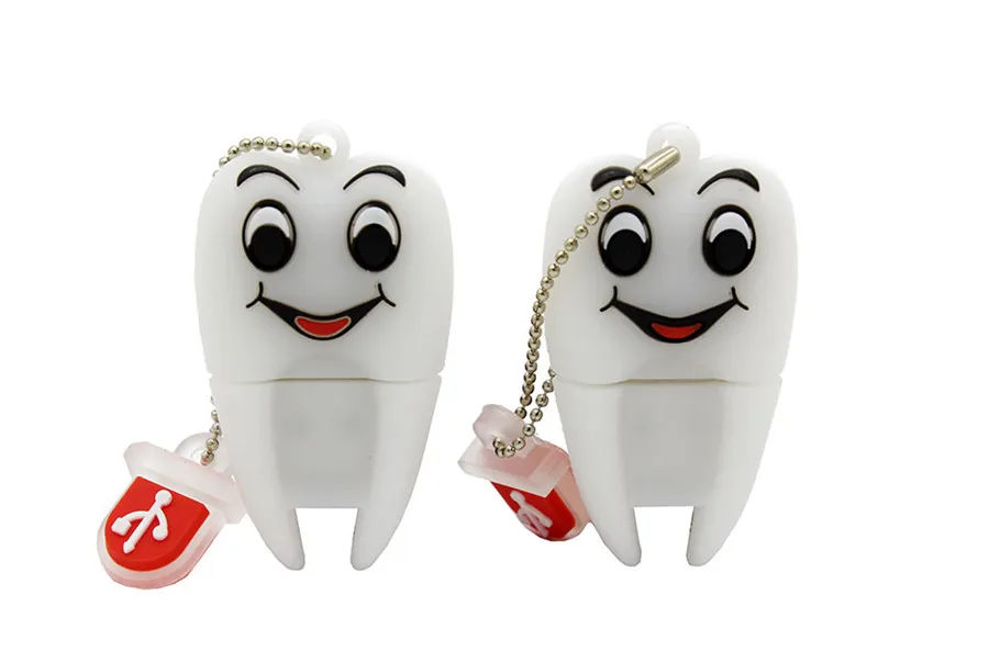 KING SARAS мультфильм 2 Модель зуб usb 2,0 usb флэш-накопитель 4 ГБ 8 ГБ 16 ГБ 32 ГБ 64 ГБ флешка