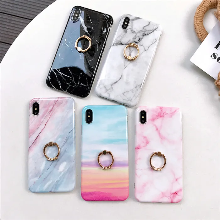 Чехол-подставка с кольцом на палец для iPhone 6 6S 7 8 Plus X XS MAX XR | Мобильные телефоны и