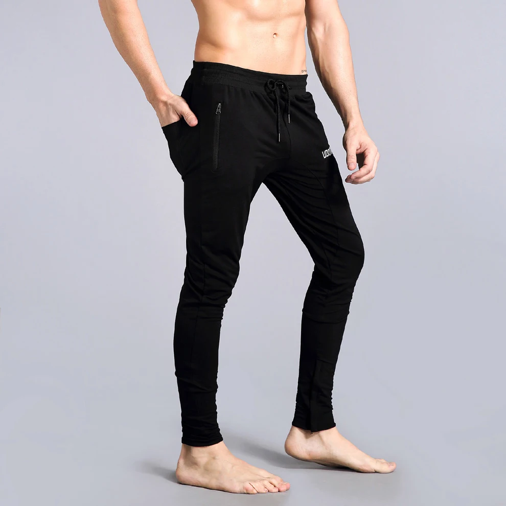 

Udoarts Men's Training Pants Mens Gym Jogger Casual Pants Men's Slim Fit Workout Bodybuilding Sweatpants with Zipper
