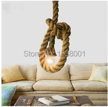 Лофт веревка для набора сделай сам люстра креативная индивидуальность Ретро