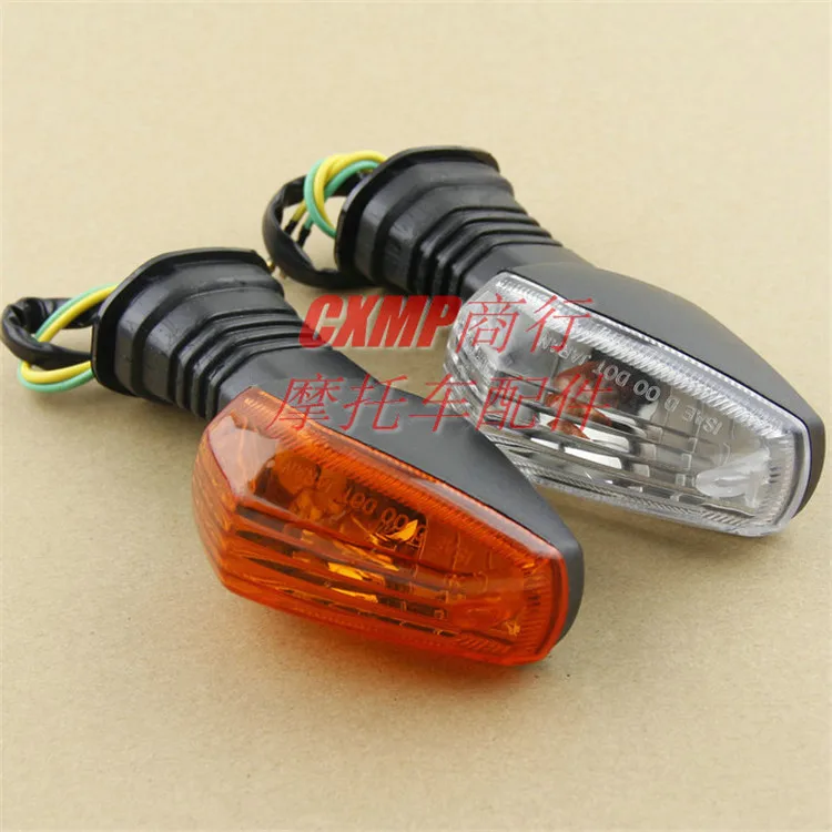 1 пара 2 Цвета Универсальный мото индикатор rbike flashers для suzuki GSXR600 750 GSXR1000 K1 K2 K3 K4 moto