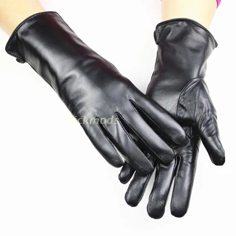 Перчатки тактические женские из овечьей кожи с шерстяной подкладкой весна-осень