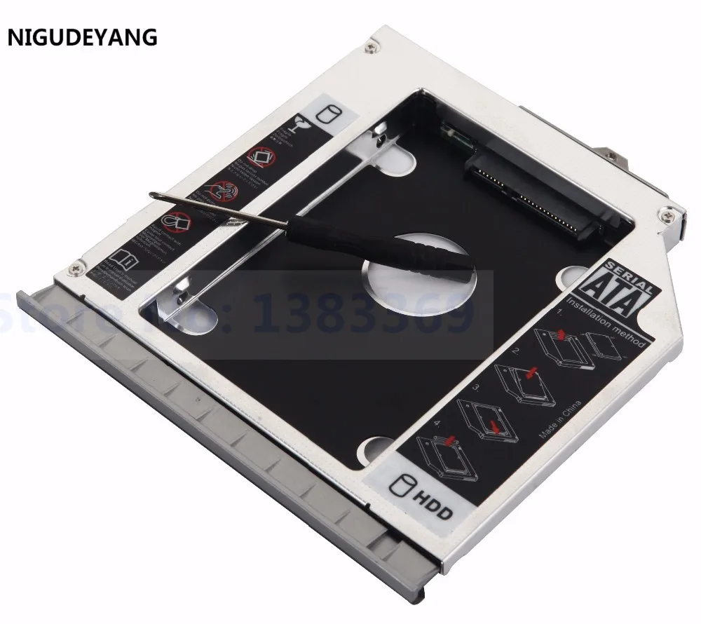 С рамкой и кронштейном 2-го жесткого диска SSD SATA адаптер для HP EliteBook 8460P 8460W 8470P 8470W |