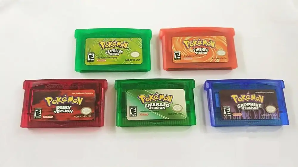 70 шт./лот GBA GAame Poke коллективная версия картридж для видеоигр Game Boy Advance английская