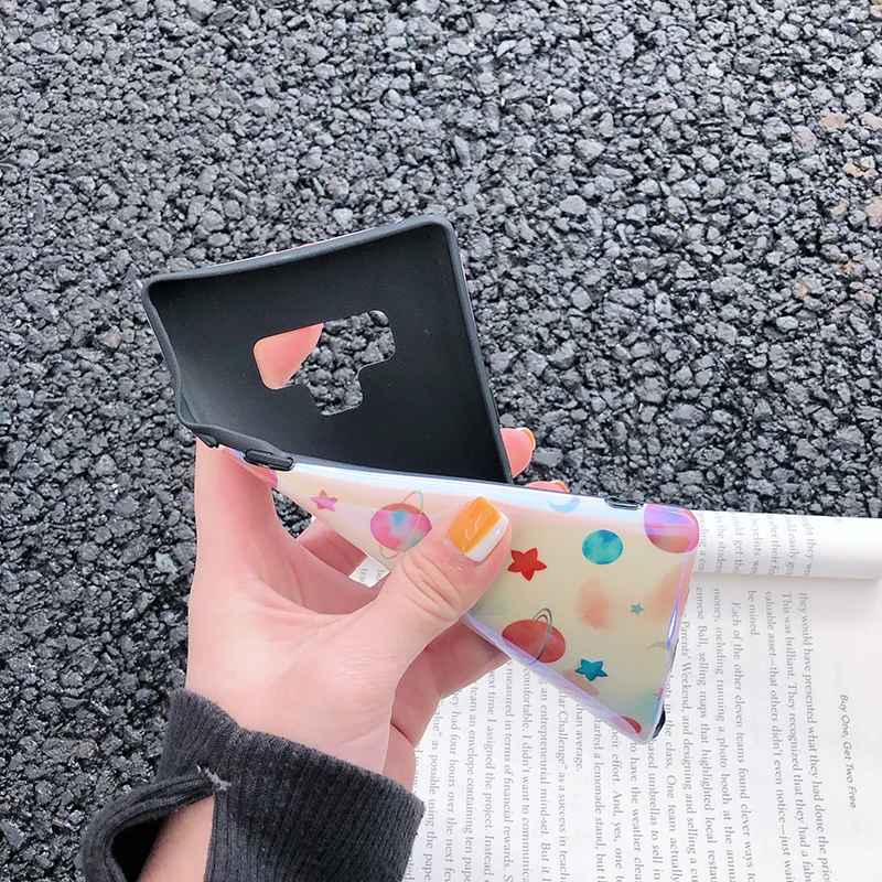 YHBBCASES для samsung S10 Plus мультфильм планеты и Метеор чехол телефона для samsung Galaxy S8 S9 плюс Примечание 8 9 мягкая IMD случаях