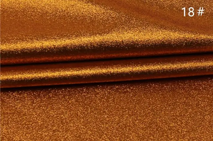 ZENGIA 50x138 см блестящая ткань для платьев, искусственная кожа, синтетическая кожа, блестящая искусственная кожа ткань для сумок/одежды/бантов - Цвет: 18