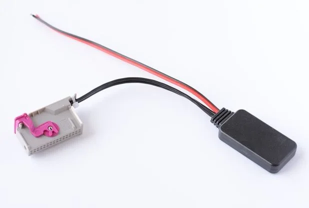 

Wireless Bluetooth 32 Pin Adapter Aux Cable Auto Bluetooth Music Audio Receiver Adapter For Audi A3 A4 A6 A8 TT R8 RNS-E