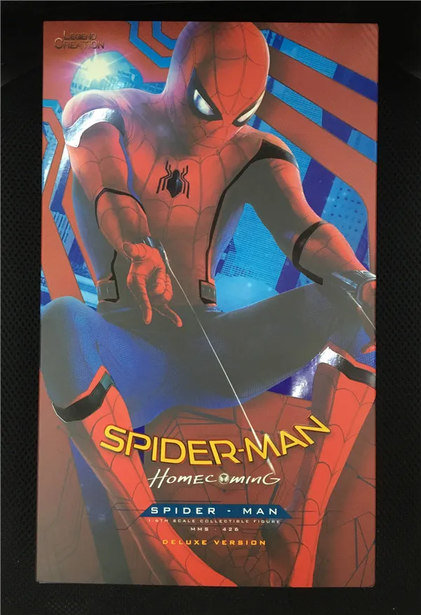 HC супергерой горячие игрушки Marvel Мстители Человек паук 30 см подвижные суставы BJD