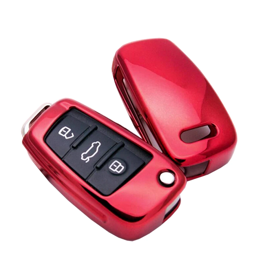 OkeyTech TPU Автомобильный держатель для ключей чехол защиты кожи откидной складной