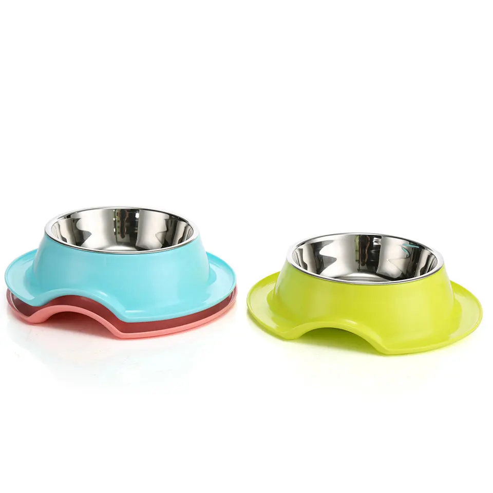 Pet Dog Food Storage Water Bowls Cat for Dogs Bowl Drinking is Universal Stainless Steel Dish Feeder Goods | Дом и сад