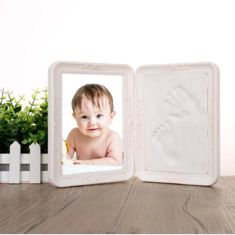 

Фоторамка UBRUSH, четыре цвета, ПВХ, фоторамка для детей, отпечаток рук и следов, Детские фотографии, 2 коробки, 30*9,5 см, фоторамки