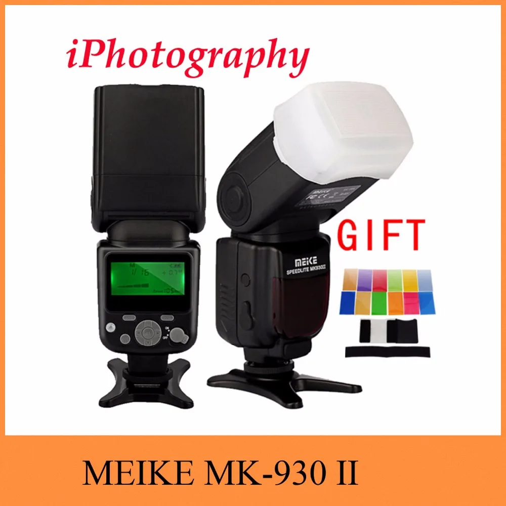 Вспышка MEIKE для Canon Nikon Pentax Olympus DSLR с одной точкой ЖК дисплеем распылителем и