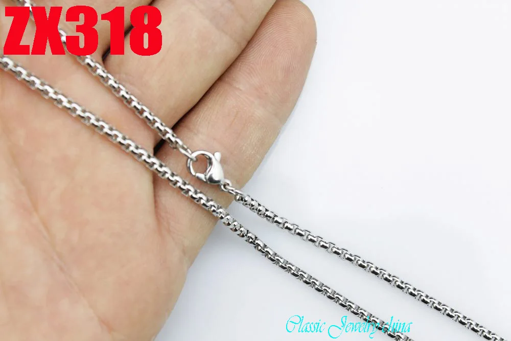 Цепочка круглая из нержавеющей стали 14 38 дюймов 2 0 мм 20 шт.|chain brooch|chain clothingchain link fence