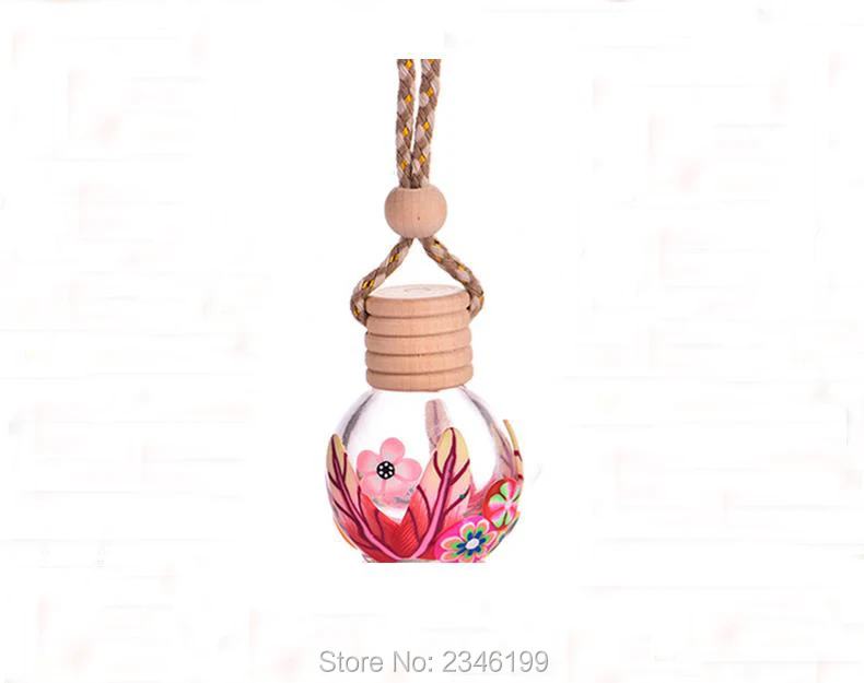 15ML 20pcs/lot Empty Polymer Clay Perfume Bottle Charming Car Pendant Decoration Creative Personalized Gift Fimo Container | Красота и