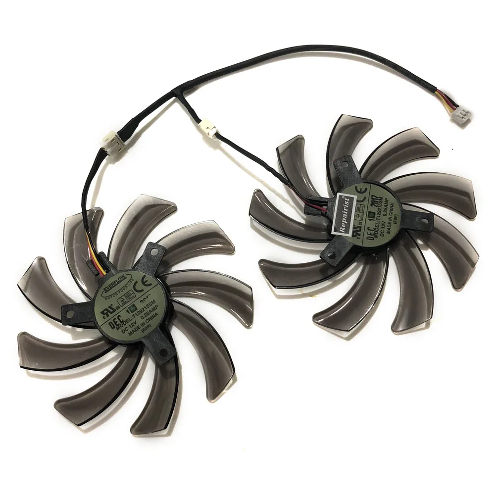 2 шт./компл. R7 260X GPU радиатор для GIGABYTE GV R726XWF2 2GD Графика карты вентилятор охлаждения