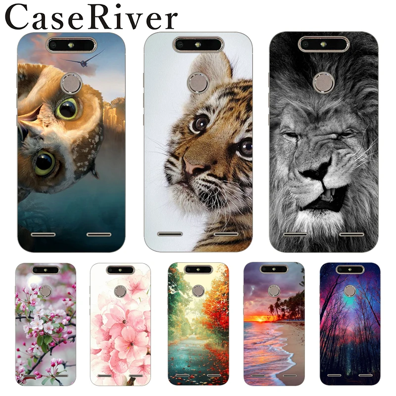 Чехол CaseRiver из мягкого ТПУ 5 0 &quotZTE Blade V8 Lite силиконовый защитный чехол с рисунком