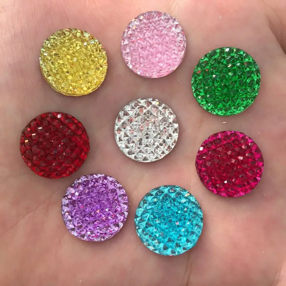 20 шт. круглые Кабошоны с плоским основанием 16 мм|rhinestones flatback|flatback rhinestonesdecor clothing |