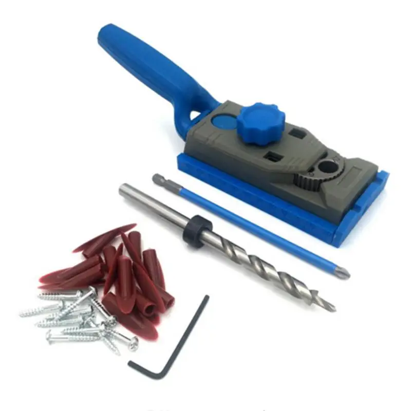 2 в 1 сверло карманное отверстие джиг Деревообработка для прямого и углового