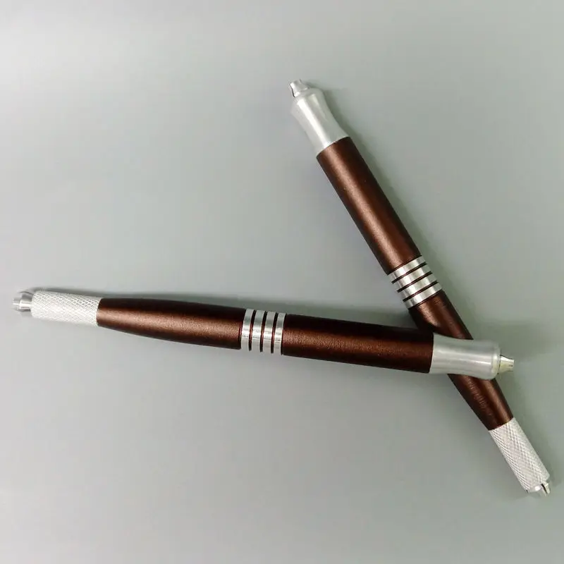 Двойной головкой карандаш для микроблейдинга бровей татуировки ручка tebori