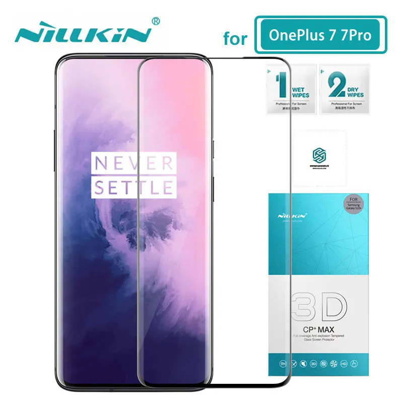 Закаленное стекло для OnePlus 7T Pro 7T Nillkin CP+ Max полное покрытие экрана протектор OnePlus 7 Pro 3D стекло