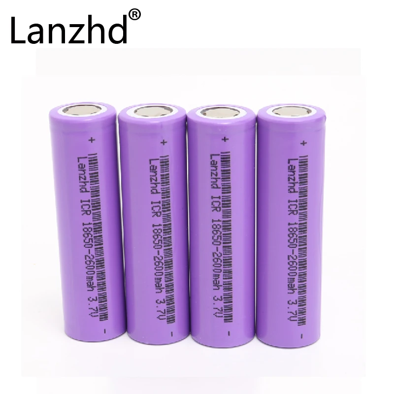 1 10 шт. 5C Power battery 18650 литиевые 2600mah Li lon 3 7 V Аккумулятор для электрических