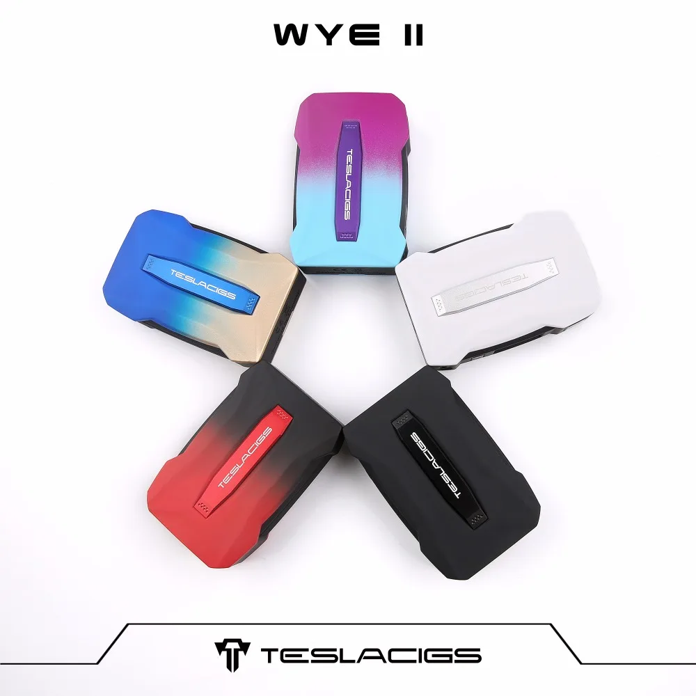 Оригинальный Tesla WYE II 215 Вт TC коробка мод комплект Teslacigs 2 Коробка Vape электронная