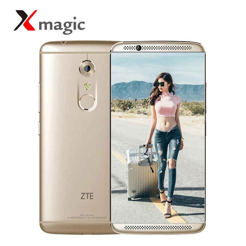 Смартфон ZTE Axon 7 A2017 телефон процессор Snapdragon 820 2560X1440 2K 20 МП экран 5 дюйма мобильный 4