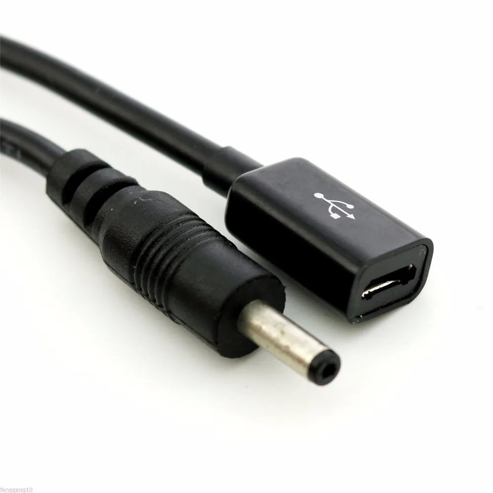 10 шт. переходник с Micro USB на DC 3 5x1 35 мм|dc female male|dc plug 3.5male power |