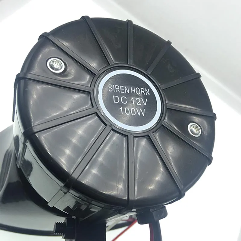 12V 110Db 100 Вт Мотоцикл Авто Автомобиль Грузовик 7 звук тон громкая сирена полиции Пожарные машины скорой помощи Предупреждение сигнализации громкоговоритель