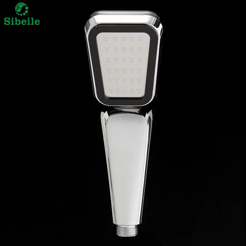 

SBLE 30% Water Saving 300% Pressure Boost shower head Chrome 300 Holes Quality ABS chrome hand hold Bathroom Shower Head