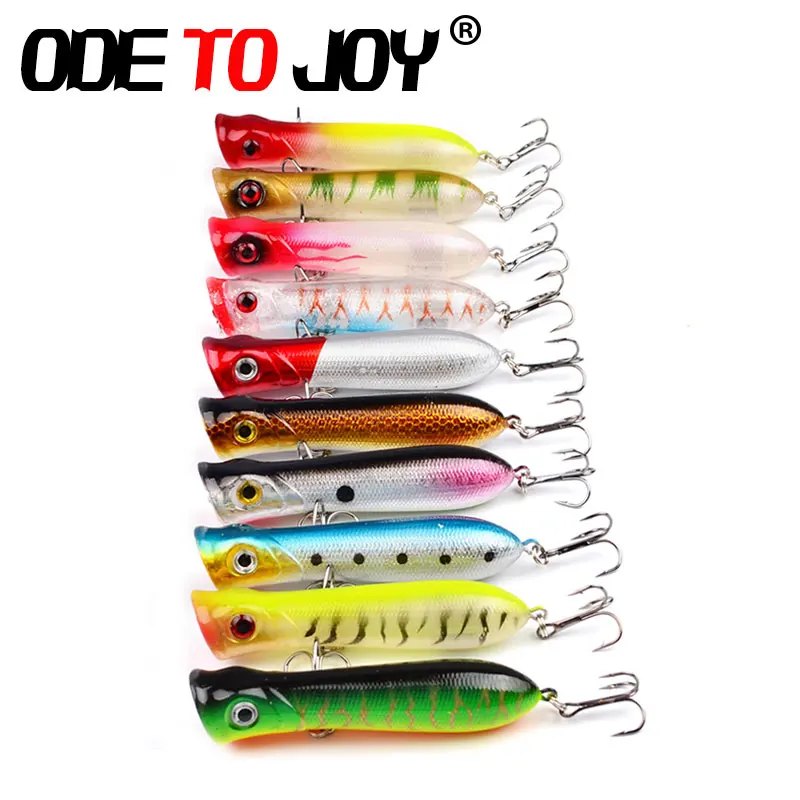 Odetojoy 10pcs11g 8 см Рыболовные приманки качается 3D Средства ухода для век Ультралайт