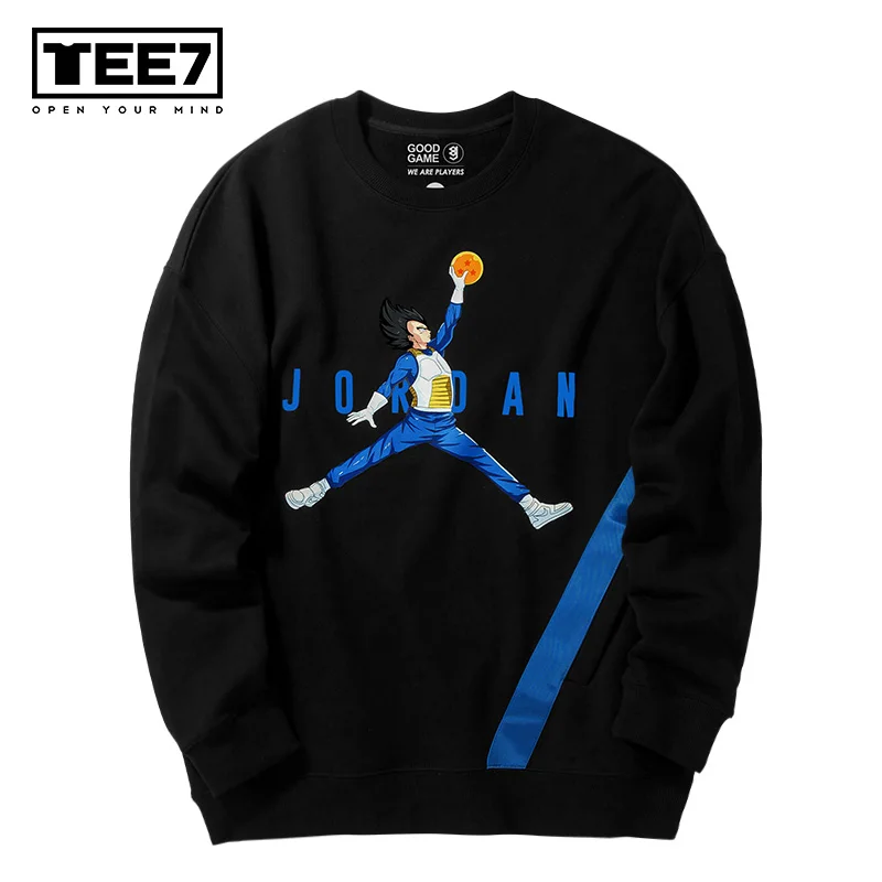 TEE7 Модные осенние хлопковые толстовки с драконом Z Son Goku Толстовка c