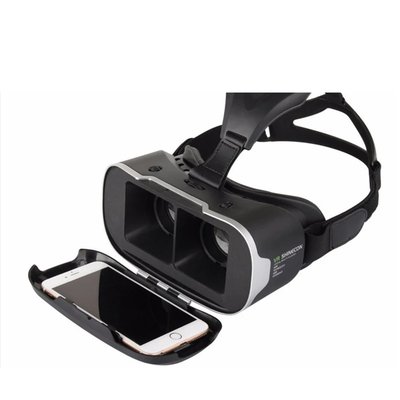 UZQi Очки виртуальной реальности, 3D VR шлем, оригинальная VR коробка Shinecon 2,0 шлем, мини-картон для 4,7-6,0 дюймового смартфона
