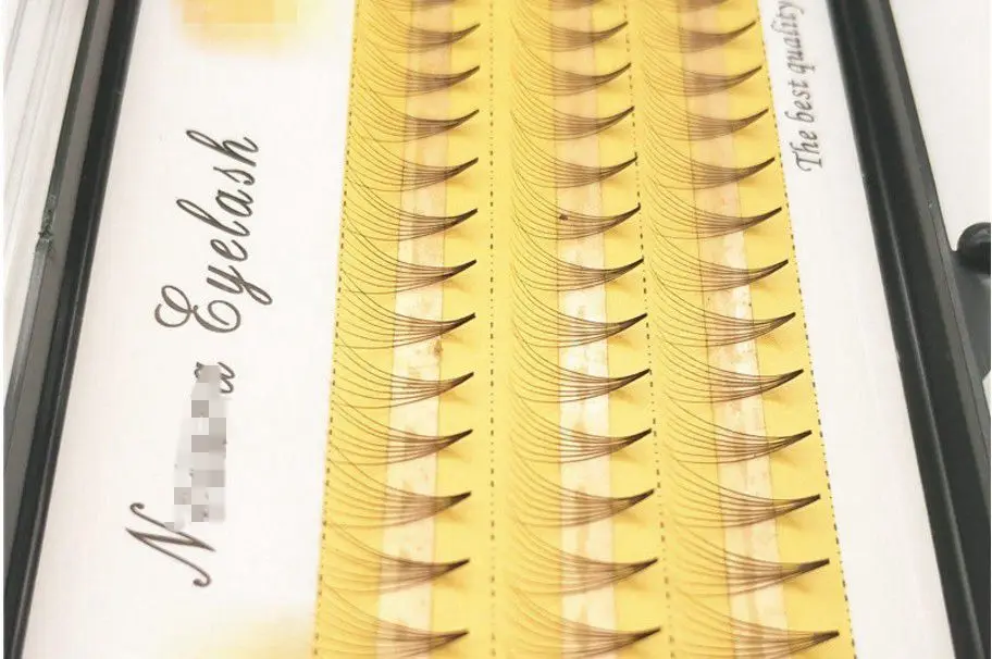 New Grafting 7D Volume Eyelashes Extension Pre made Fans Individual False Black Natural Professional Eyelash | Красота и здоровье